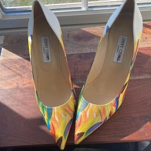 Jimmy choo multicolor pumps